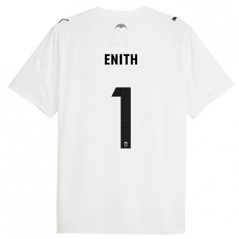 Danxen Kvinder Enith #1 Hvid Sort Hjemmebane Spillertrøjer 2025/26 Trøje T-Shirt
