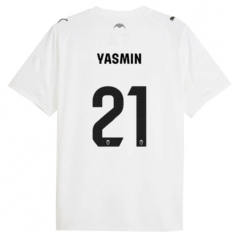 Danxen Kvinder Yasmin Katie Mrabet Slack #21 Hvid Sort Hjemmebane Spillertrøjer 2025/26 Trøje T-Shirt