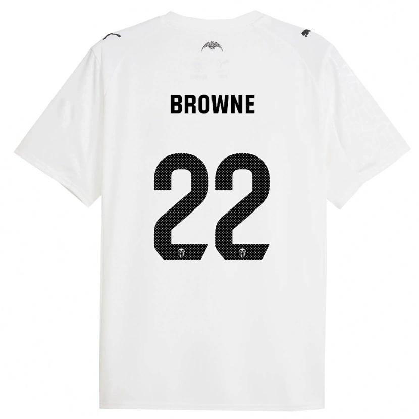Danxen Kvinder Phoenetia Browne #22 Hvid Sort Hjemmebane Spillertrøjer 2025/26 Trøje T-Shirt