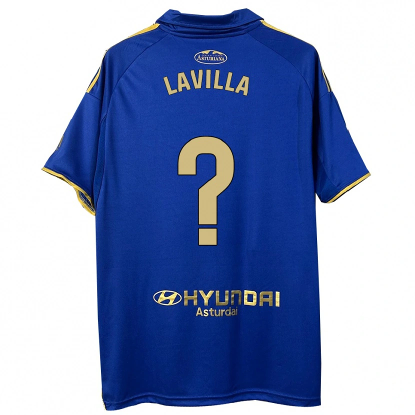 Danxen Kvinder Martín Lavilla #0 Blå Guld Hjemmebane Spillertrøjer 2025/26 Trøje T-Shirt