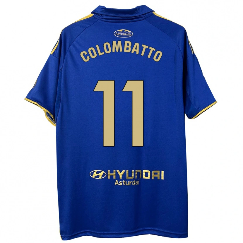 Danxen Kvinder Santiago Colombatto #11 Blå Guld Hjemmebane Spillertrøjer 2025/26 Trøje T-Shirt