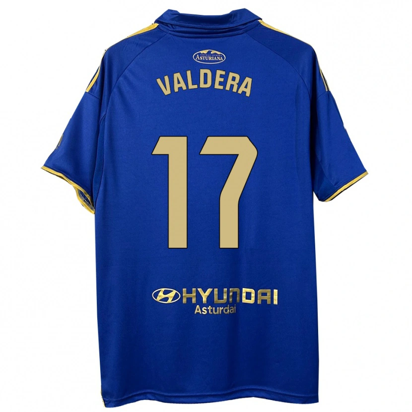 Danxen Kvinder Rubén Valdera #17 Blå Guld Hjemmebane Spillertrøjer 2025/26 Trøje T-Shirt