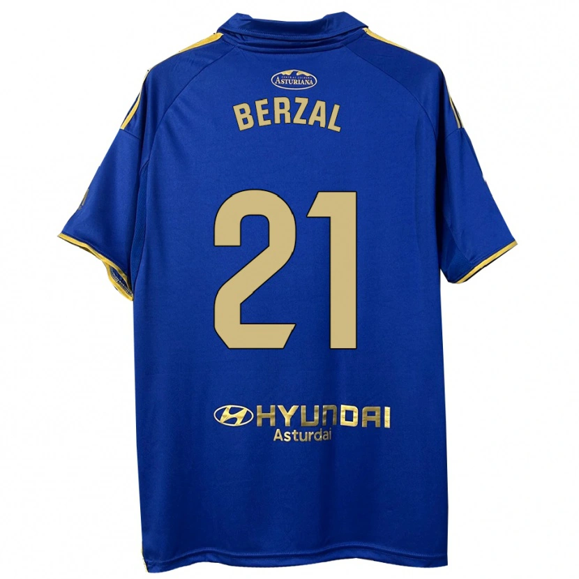 Danxen Kvinder Guille Berzal #21 Blå Guld Hjemmebane Spillertrøjer 2025/26 Trøje T-Shirt