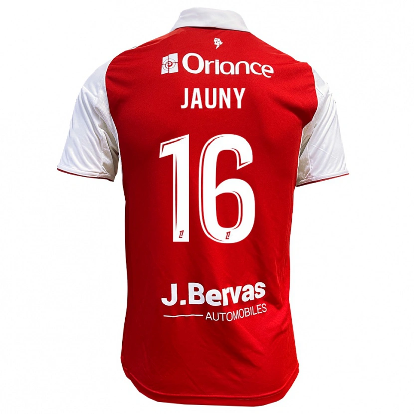 Danxen Kvinder Noah Jauny #16 Rød Hvid Hjemmebane Spillertrøjer 2025/26 Trøje T-Shirt
