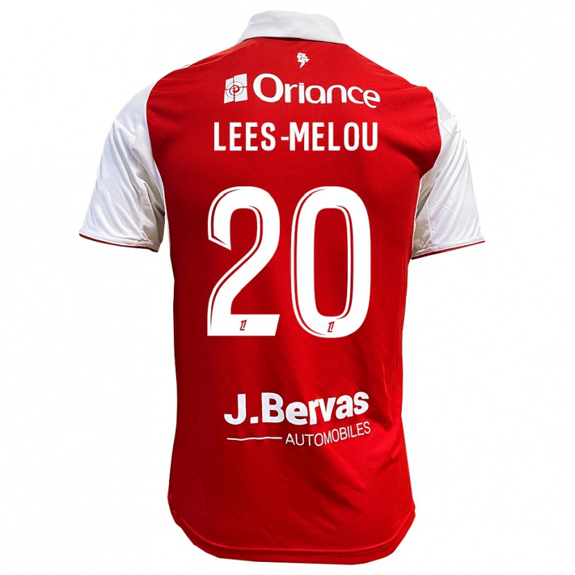 Danxen Kvinder Pierre Lees-Melou #20 Rød Hvid Hjemmebane Spillertrøjer 2025/26 Trøje T-Shirt
