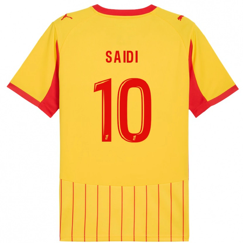 Danxen Kvinder Kahissa Saïdi Muscara #10 Gul Rød Hjemmebane Spillertrøjer 2025/26 Trøje T-Shirt
