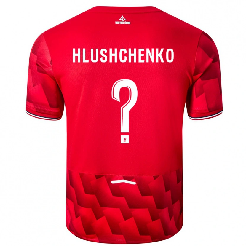 Danxen Kvinder Inna Hlushchenko #0 Rød Hvid Hjemmebane Spillertrøjer 2025/26 Trøje T-Shirt