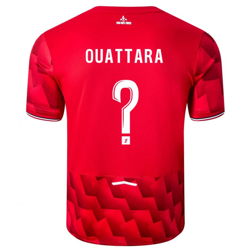 Danxen Kvinder Fadiga Ouattara #0 Rød Hvid Hjemmebane Spillertrøjer 2025/26 Trøje T-Shirt