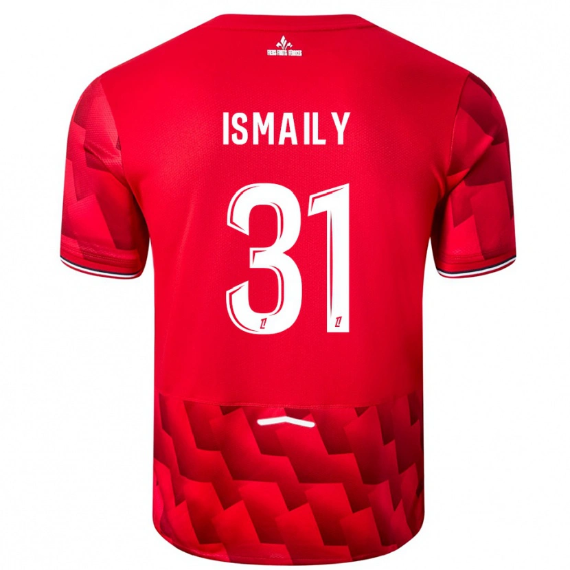 Danxen Kvinder Ismaily #31 Rød Hvid Hjemmebane Spillertrøjer 2025/26 Trøje T-Shirt