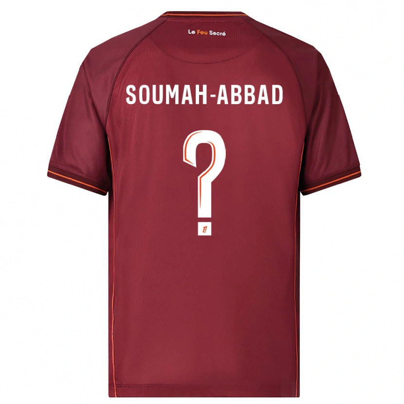 Danxen Kvinder Édouard Soumah-Abbad #0 Bordeaux Hvid Hjemmebane Spillertrøjer 2025/26 Trøje T-Shirt