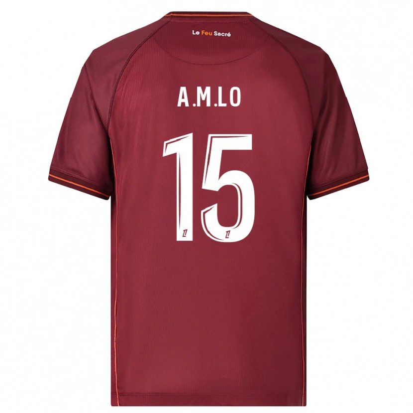 Danxen Kvinder Aboubacar Lô #15 Bordeaux Hvid Hjemmebane Spillertrøjer 2025/26 Trøje T-Shirt