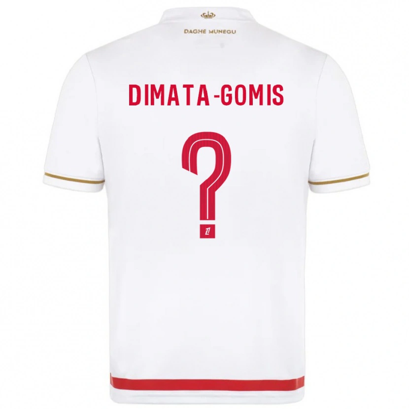 Danxen Kvinder Kamron Dimata-Gomis #0 Rød Hvid Hjemmebane Spillertrøjer 2025/26 Trøje T-Shirt