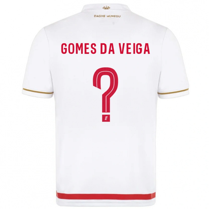 Danxen Kvinder Melvin Gomes #0 Rød Hvid Hjemmebane Spillertrøjer 2025/26 Trøje T-Shirt