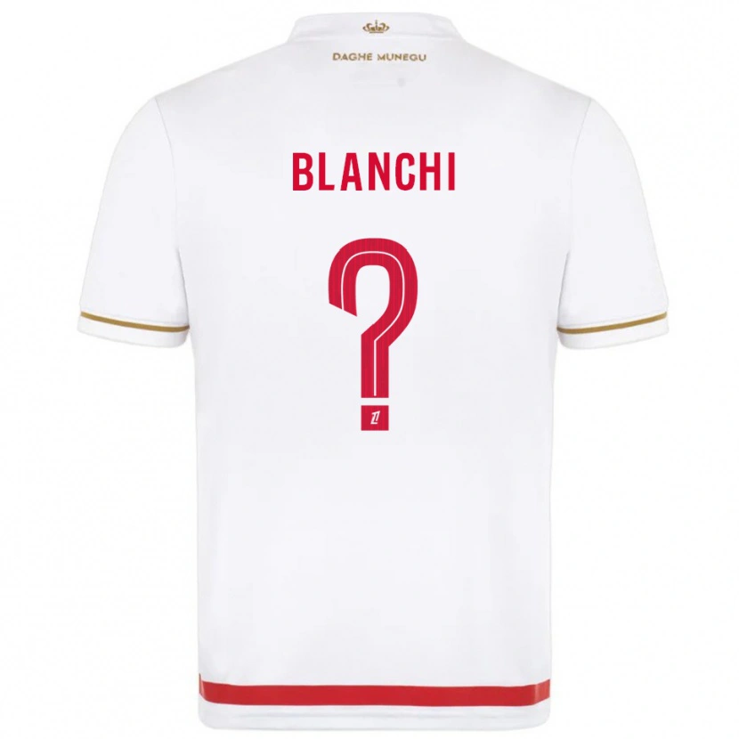 Danxen Kvinder Florian Blanchi #0 Rød Hvid Hjemmebane Spillertrøjer 2025/26 Trøje T-Shirt