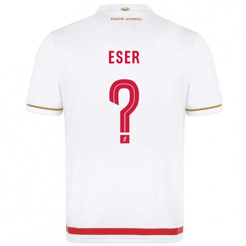Danxen Kvinder Allan Eser #0 Rød Hvid Hjemmebane Spillertrøjer 2025/26 Trøje T-Shirt