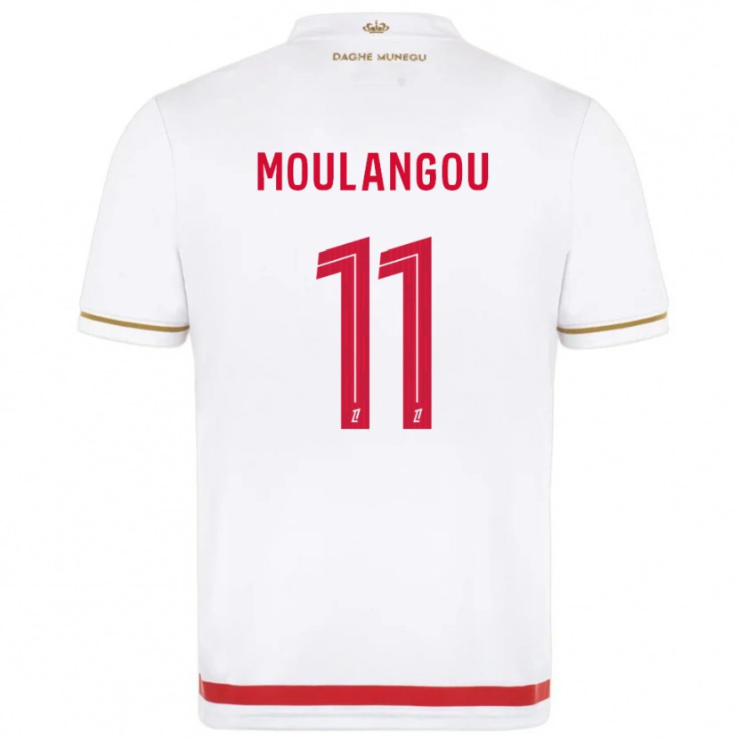 Danxen Kvinder Kenan Moulangou #11 Rød Hvid Hjemmebane Spillertrøjer 2025/26 Trøje T-Shirt