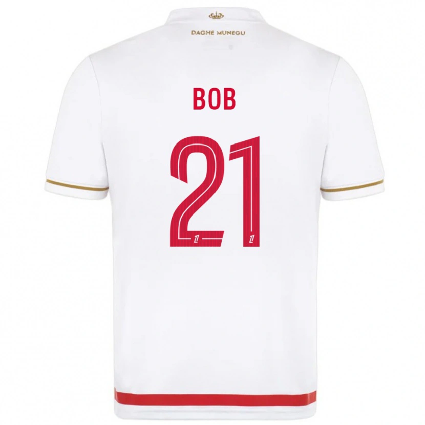 Danxen Kvinder Mohamed Bob #21 Rød Hvid Hjemmebane Spillertrøjer 2025/26 Trøje T-Shirt
