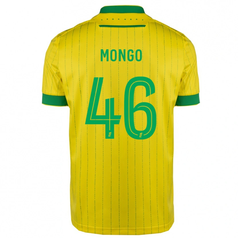 Danxen Kvinder Enzo Mongo #46 Gul Grøn Hjemmebane Spillertrøjer 2025/26 Trøje T-Shirt