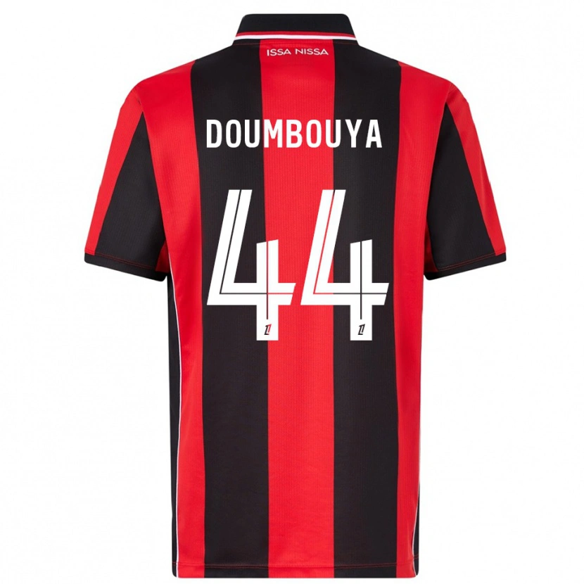 Danxen Kvinder Amidou Doumbouya #44 Rød Sort Hjemmebane Spillertrøjer 2025/26 Trøje T-Shirt