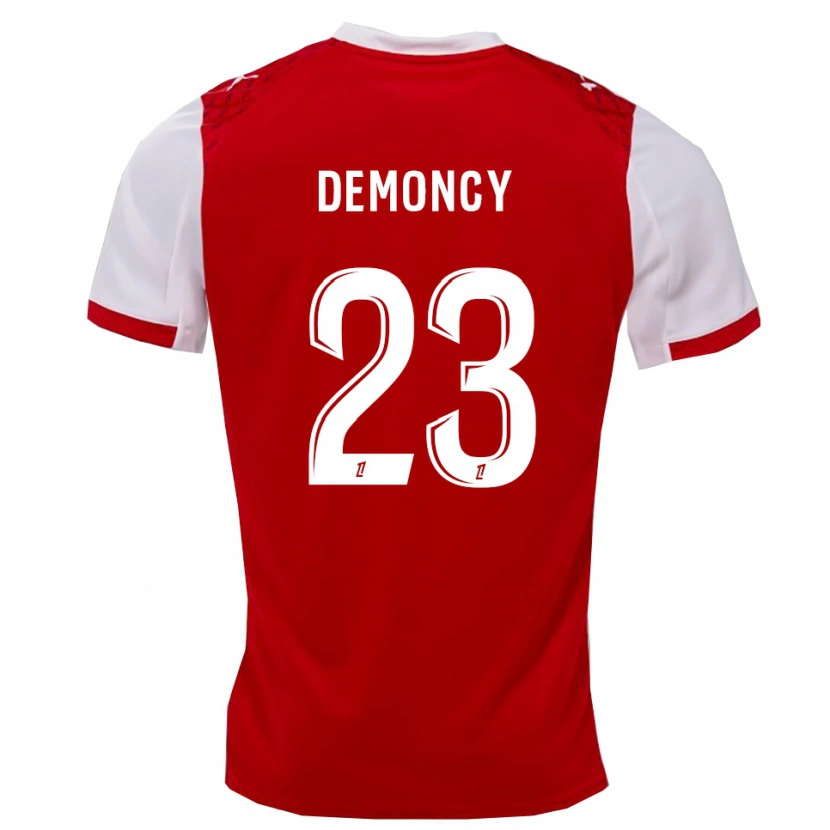 Danxen Kvinder Yohan Demoncy #23 Rød Hvid Hjemmebane Spillertrøjer 2025/26 Trøje T-Shirt