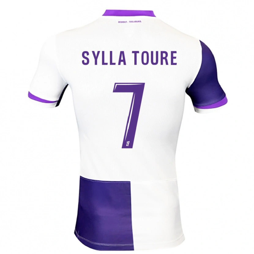 Danxen Kvinder Ismael Sylla Touré #7 Lilla Hvid Hjemmebane Spillertrøjer 2025/26 Trøje T-Shirt