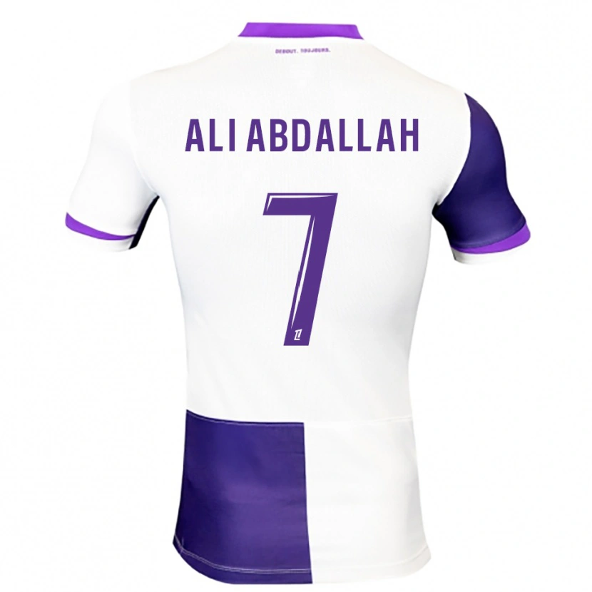 Danxen Kvinder Nivine Ali Abdallah #7 Lilla Hvid Hjemmebane Spillertrøjer 2025/26 Trøje T-Shirt