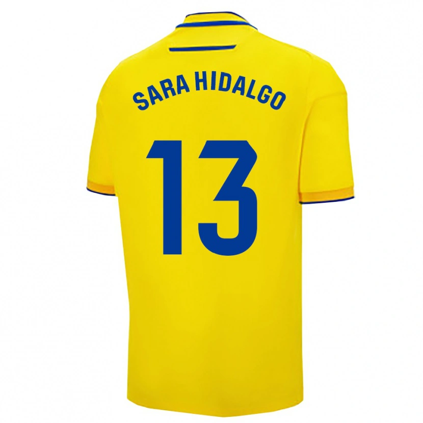 Danxen Kvinder Sara Hidalgo Merino #13 Gul Navy Hjemmebane Spillertrøjer 2025/26 Trøje T-Shirt