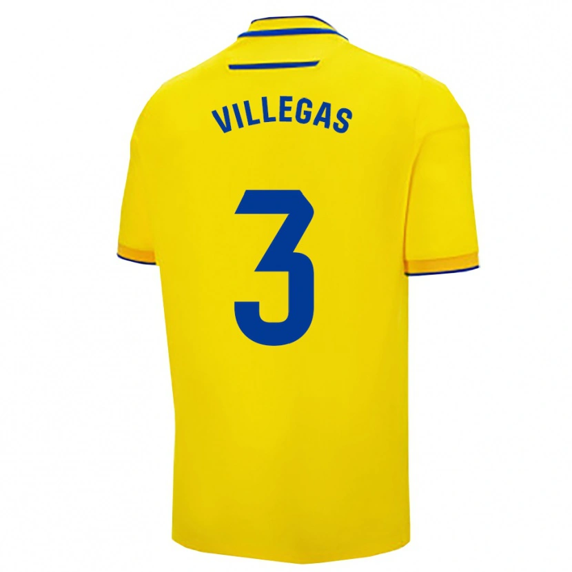 Danxen Kvinder Virginia Villegas Rico #3 Gul Navy Hjemmebane Spillertrøjer 2025/26 Trøje T-Shirt