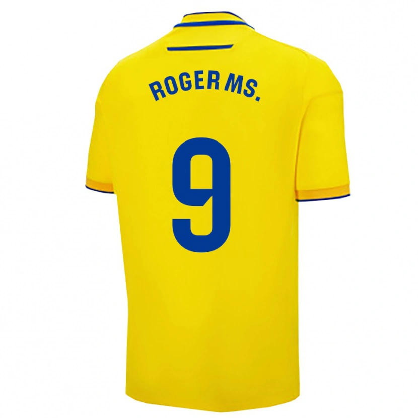 Danxen Kvinder Roger Martí #9 Gul Navy Hjemmebane Spillertrøjer 2025/26 Trøje T-Shirt