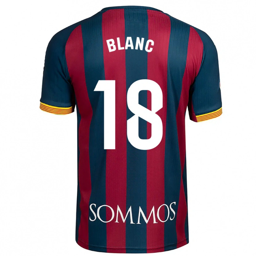 Danxen Kvinder Laia Blanc #18 Navy Blå Rød Hjemmebane Spillertrøjer 2025/26 Trøje T-Shirt