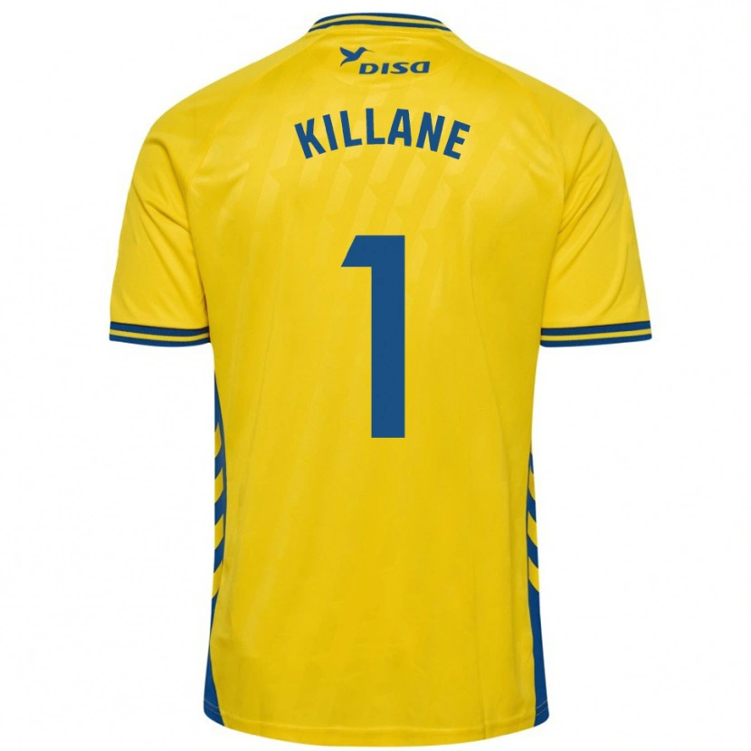 Danxen Kvinder Álvaro Killane #1 Gul Blå Hjemmebane Spillertrøjer 2025/26 Trøje T-Shirt
