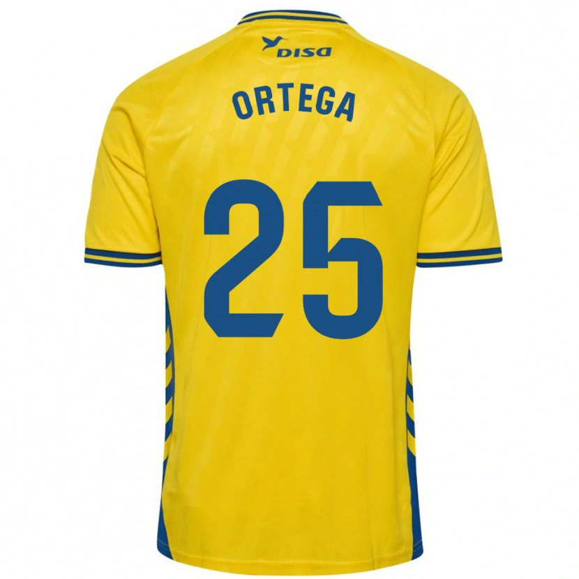 Danxen Kvinder Edián Ortega #25 Gul Blå Hjemmebane Spillertrøjer 2025/26 Trøje T-Shirt