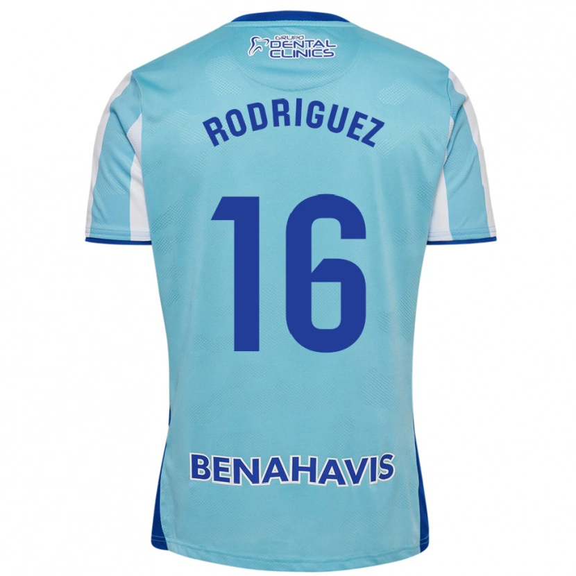 Danxen Kvinder Genaro Rodríguez #16 Himmelblå Hvid Hjemmebane Spillertrøjer 2025/26 Trøje T-Shirt