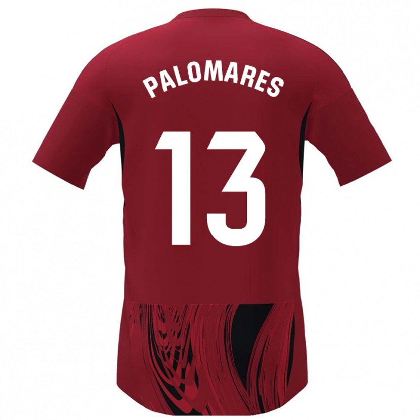 Danxen Kvinder Juanpa Palomares #13 Rød Sort Hjemmebane Spillertrøjer 2025/26 Trøje T-Shirt