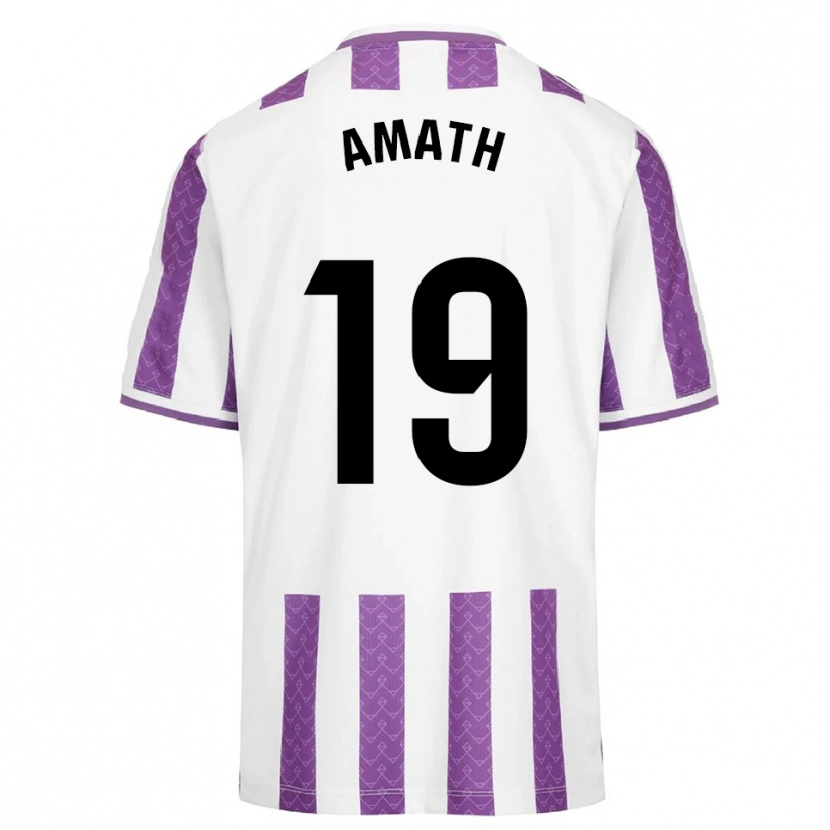 Danxen Kvinder Amath Ndiaye #19 Lilla Hvid Hjemmebane Spillertrøjer 2025/26 Trøje T-Shirt