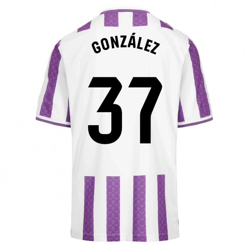 Danxen Kvinder Raúl González #37 Lilla Hvid Hjemmebane Spillertrøjer 2025/26 Trøje T-Shirt