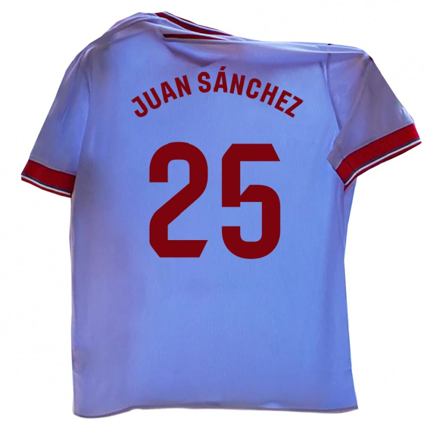Danxen Kvinder Juan Sánchez #25 Hvid Rød Hjemmebane Spillertrøjer 2025/26 Trøje T-Shirt