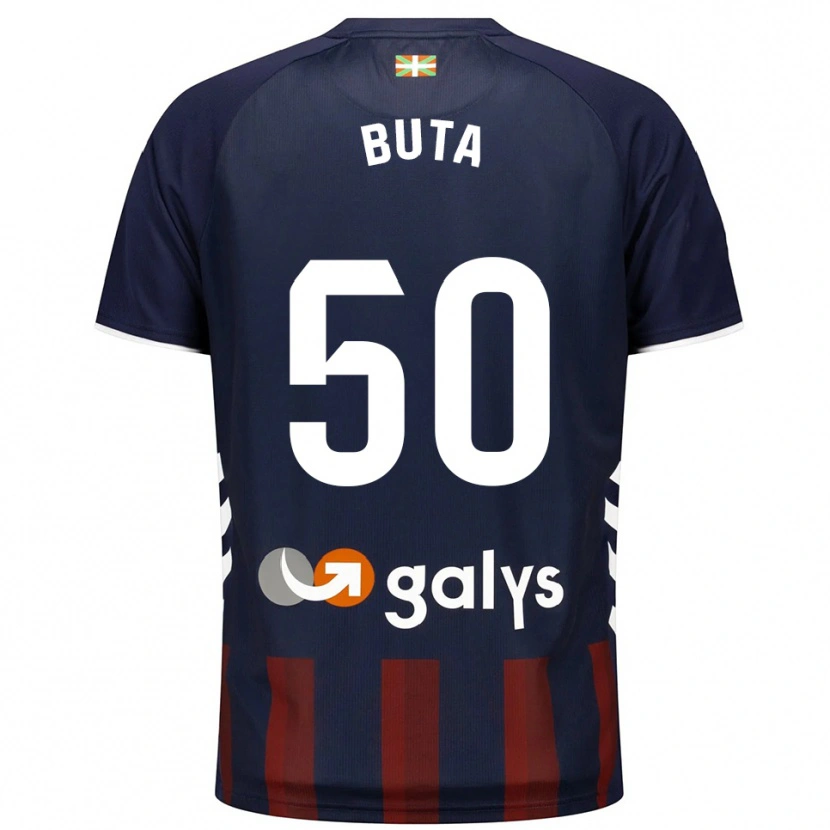 Danxen Kvinder Leonardo Buta #50 Navy Rød Hjemmebane Spillertrøjer 2025/26 Trøje T-Shirt
