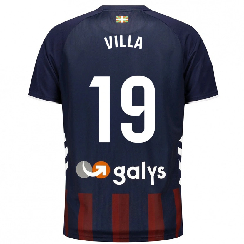 Danxen Kvinder Toni Villa #19 Navy Rød Hjemmebane Spillertrøjer 2025/26 Trøje T-Shirt