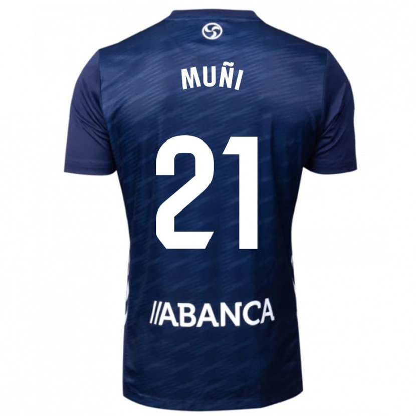 Danxen Kvinder Sara Álvarez Muñi #21 Navy Hvid Udebane Spillertrøjer 2025/26 Trøje T-Shirt