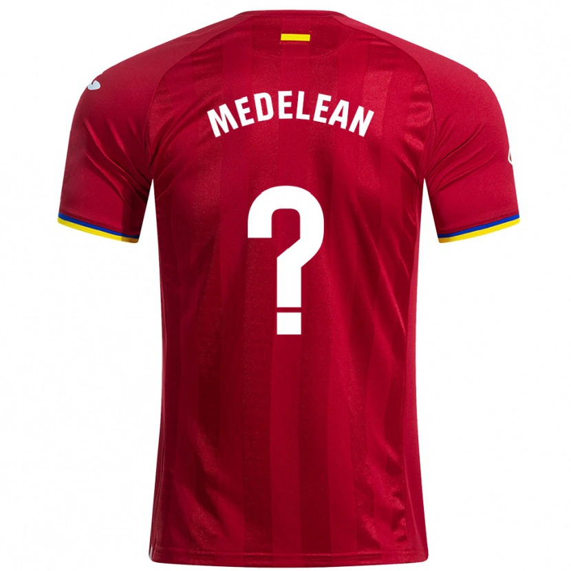 Danxen Kvinder Valentin Medelean #0 Rød Gul Blå Udebane Spillertrøjer 2025/26 Trøje T-Shirt