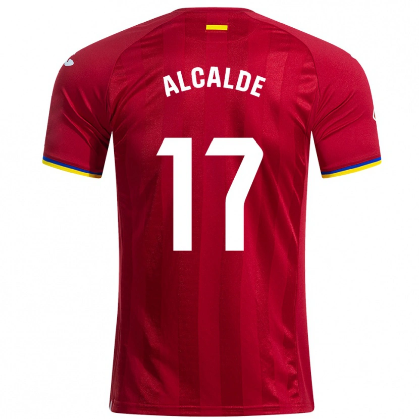 Danxen Kvinder Jacobo Alcalde #17 Rød Gul Blå Udebane Spillertrøjer 2025/26 Trøje T-Shirt