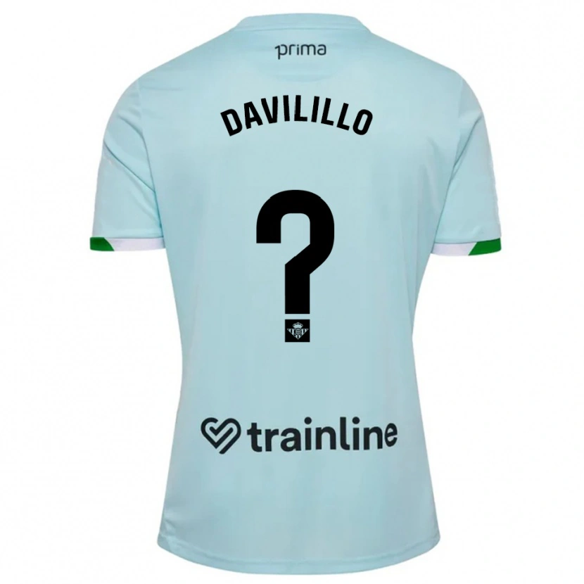 Danxen Kvinder Davilillo #0 Himmelblå Grøn Udebane Spillertrøjer 2025/26 Trøje T-Shirt