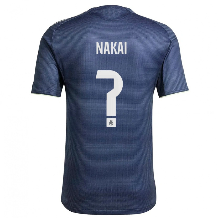 Danxen Kvinder Takuhiro Nakai #0 Navy Sølv Udebane Spillertrøjer 2025/26 Trøje T-Shirt
