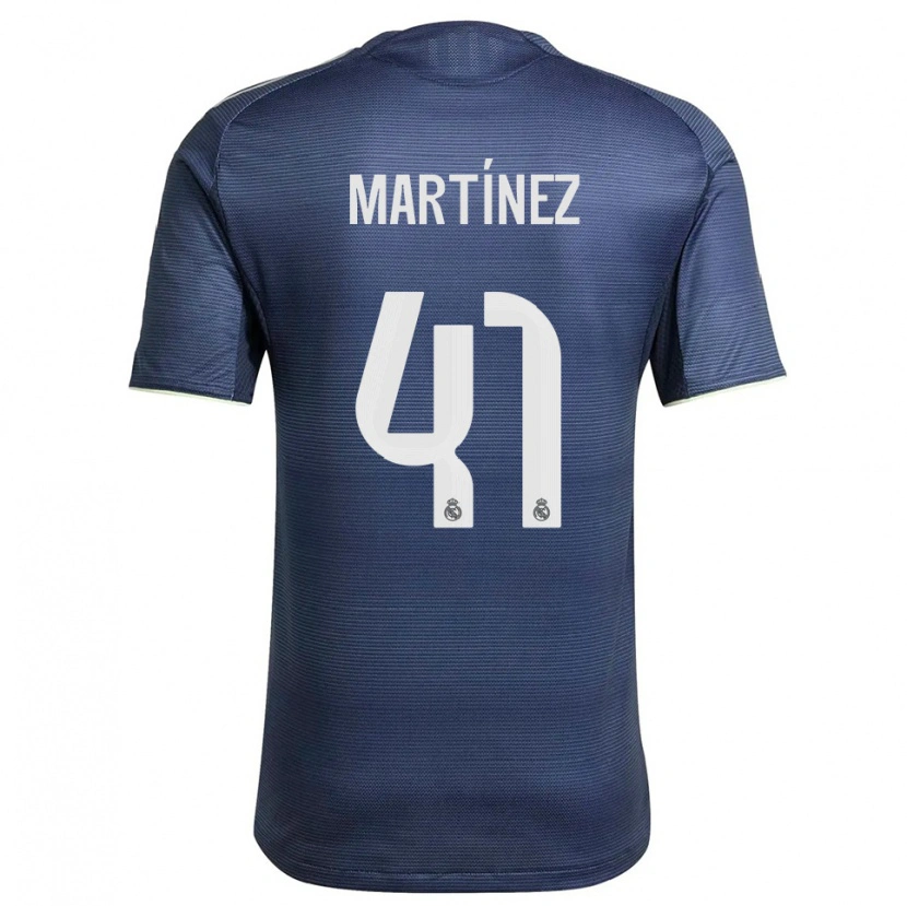 Danxen Kvinder Joan Martínez #41 Navy Sølv Udebane Spillertrøjer 2025/26 Trøje T-Shirt