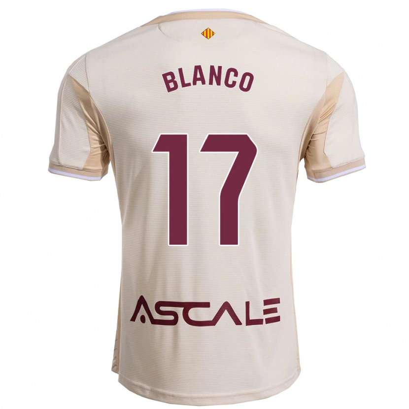Danxen Kvinder Fabio Blanco #17 Off-White Bordeaux Udebane Spillertrøjer 2025/26 Trøje T-Shirt