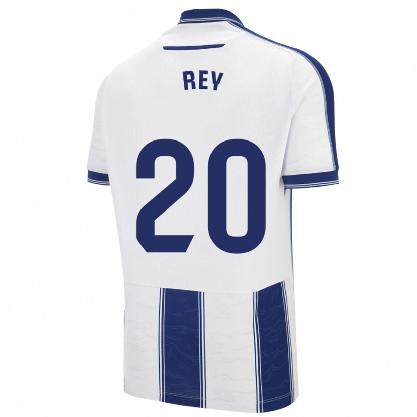 Danxen Kvinder Oriol Rey #20 Navy Hvid Udebane Spillertrøjer 2025/26 Trøje T-Shirt