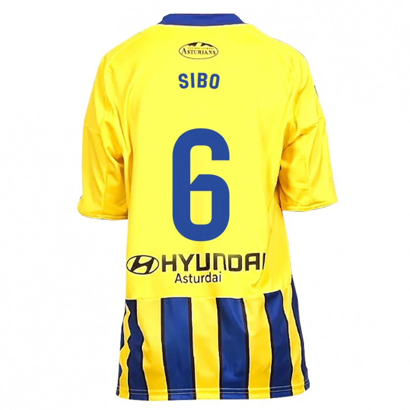 Danxen Kvinder Kwasi Sibo #6 Gul Blå Udebane Spillertrøjer 2025/26 Trøje T-Shirt