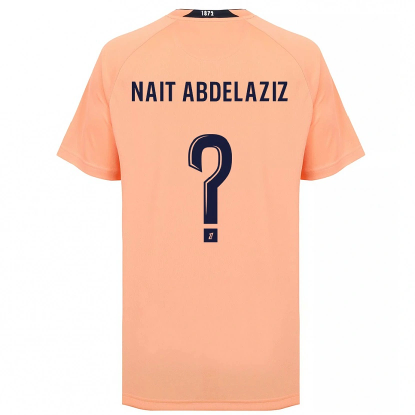 Danxen Kvinder Elias Naït Abdelaziz #0 Orange Marineblå Udebane Spillertrøjer 2025/26 Trøje T-Shirt