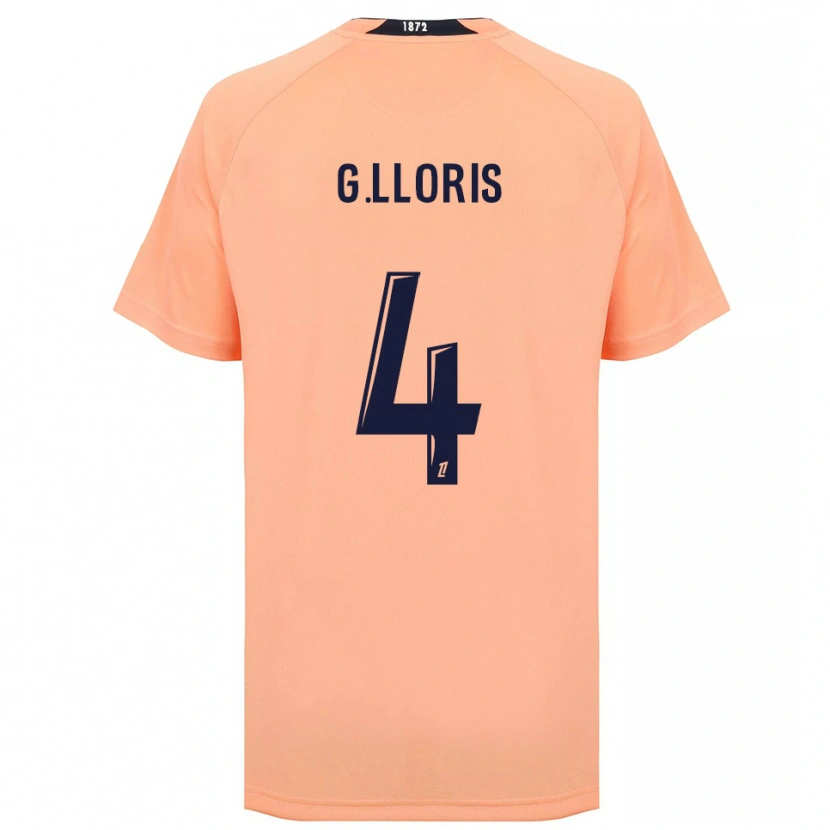Danxen Kvinder Gautier Lloris #4 Orange Marineblå Udebane Spillertrøjer 2025/26 Trøje T-Shirt